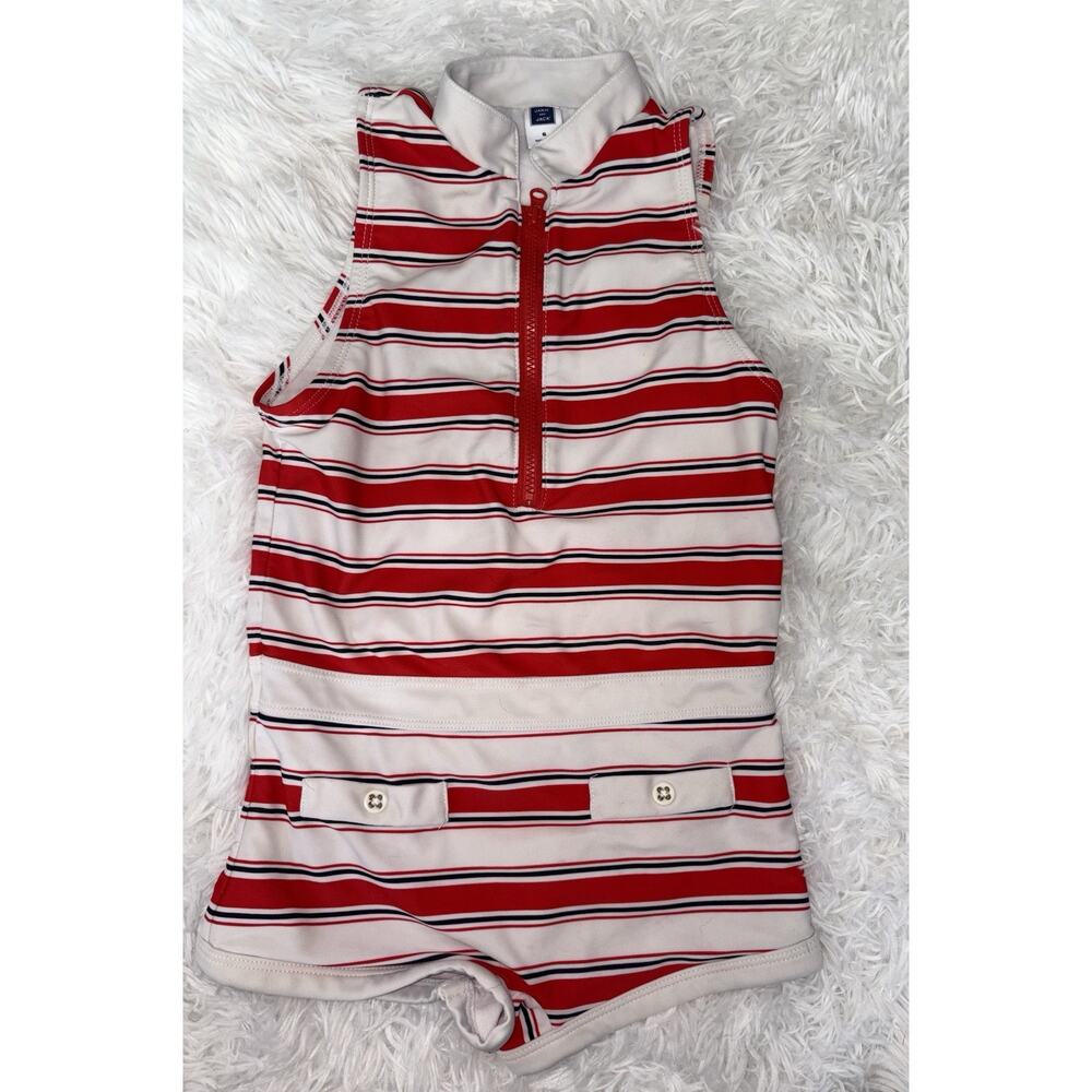 Janie & Jack Girls Sz. 6 One Pc. Old Fashioned Swimsuit. Adorable, **Nt Desc**